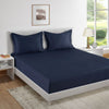 HIGH LIVING - 300TC 1CM SATIN STRIPE / PLAIN BED SHEETS