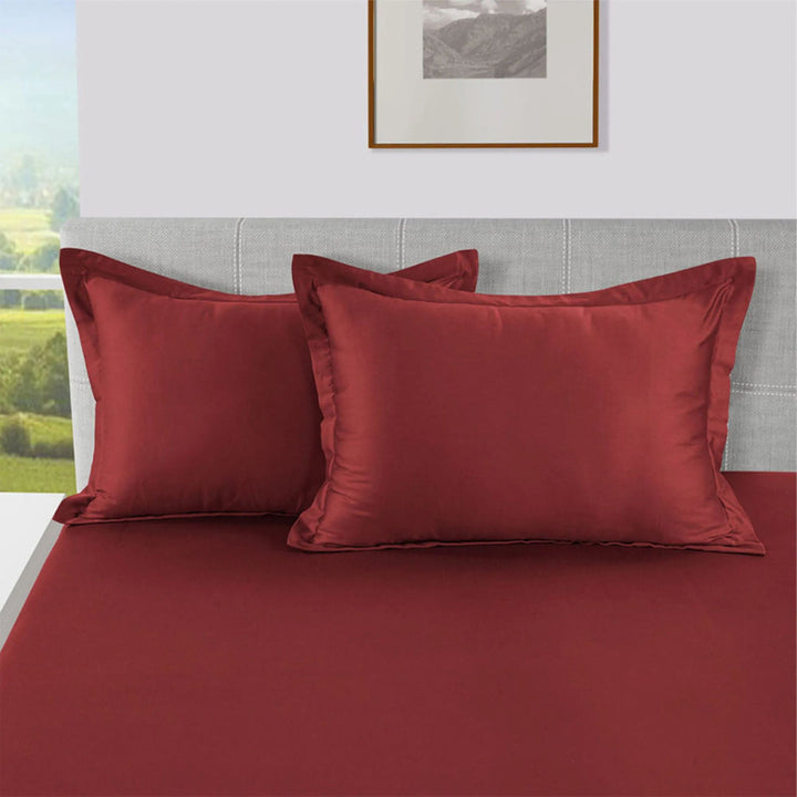HIGH LIVING - 300TC 1CM SATIN STRIPE / PLAIN PILLOW COVERS