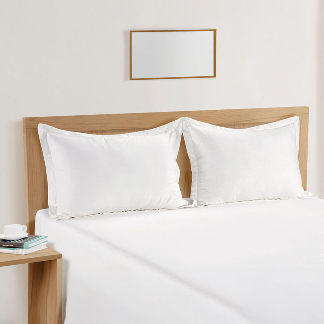 HIGH LIVING - 300TC 1CM SATIN STRIPE / PLAIN PILLOW COVERS