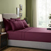 HIGH LIVING - 300TC 1CM SATIN STRIPE / PLAIN BED SHEETS