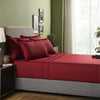 HIGH LIVING - 300TC 1CM SATIN STRIPE / PLAIN BED SHEETS
