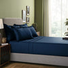 HIGH LIVING - 300TC 1CM SATIN STRIPE / PLAIN BED SHEETS