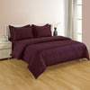 HIGH LIVING - 300TC 1CM SATIN STRIPE / PLAIN DUVET COVERS
