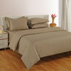 HIGH LIVING - 300TC 1CM SATIN STRIPE / PLAIN DUVET COVERS