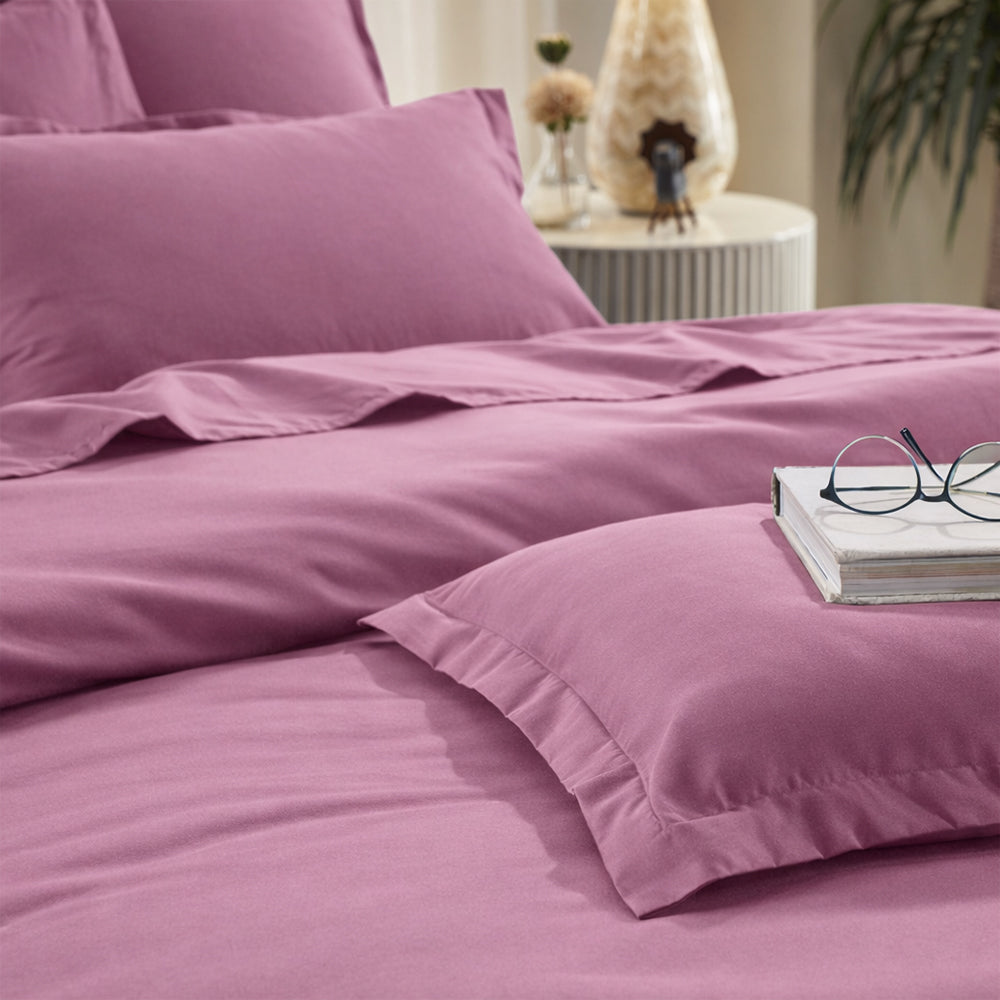 MILK & HONEY – 550TC PLAIN PILLOW COVERS