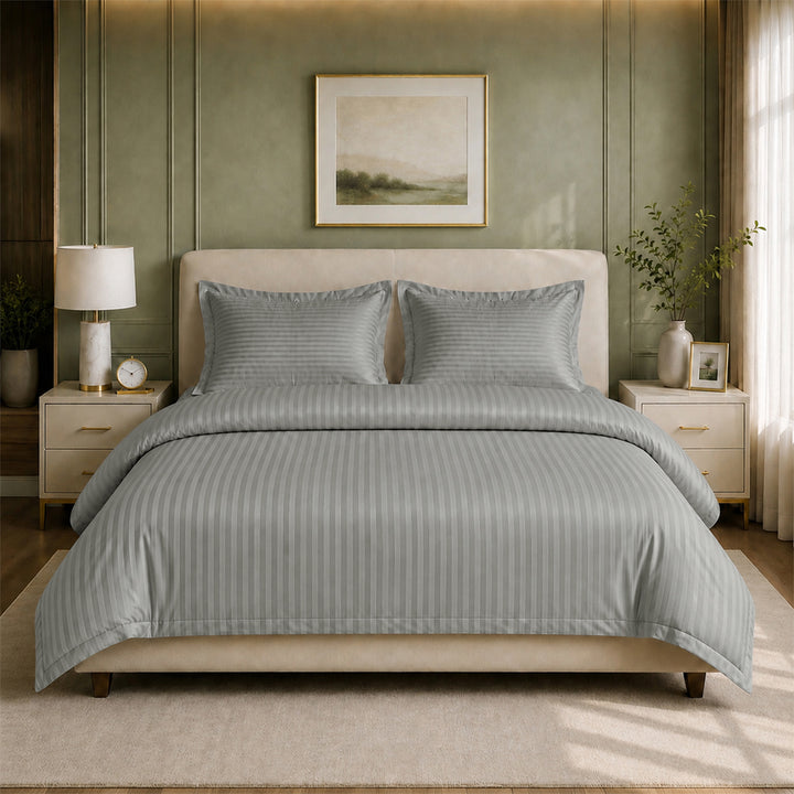 The Essence  - 350 TC Satin Stripe Duvet Covers