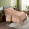 INDULGE - BED SHEET, DUVET COVER, PILLOW COVER SET WITH LINE EMBROIDERY