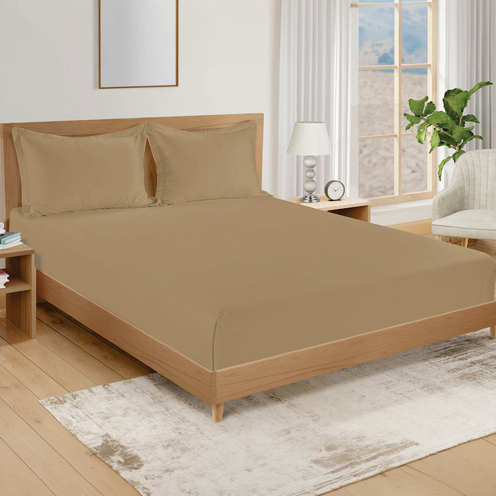 PLEASURE 210TC 1CM SATIN STRIPE / PLAIN BED SHEETS