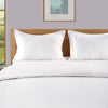 LAP OF LUXURY - WHITE PILLOW COVERS (STRIPE/PLAIN)