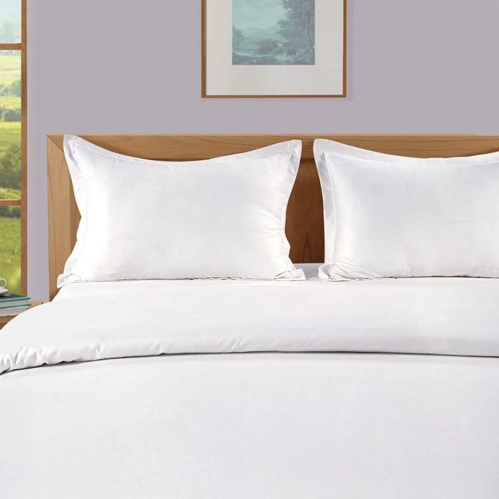 LAP OF LUXURY - 400 TC WHITE PILLOW COVERS