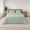 LAP OF LUXURY - 400TC 1CM SATIN STRIPE / PLAIN DUVET COVERS