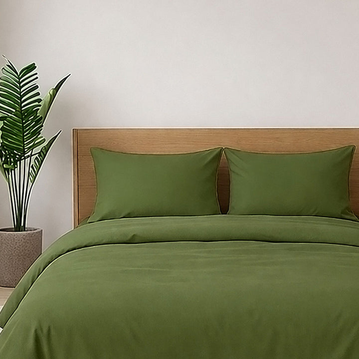 LAP OF LUXURY - 400TC 1CM SATIN STRIPE / PLAIN PILLOW COVERS