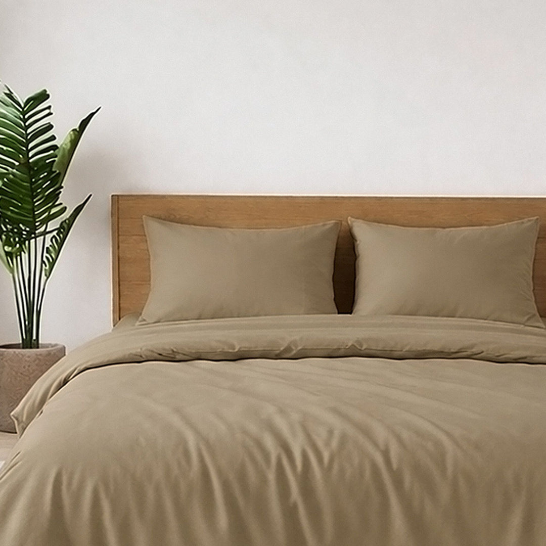 LAP OF LUXURY - 400TC 1CM SATIN STRIPE / PLAIN PILLOW COVERS