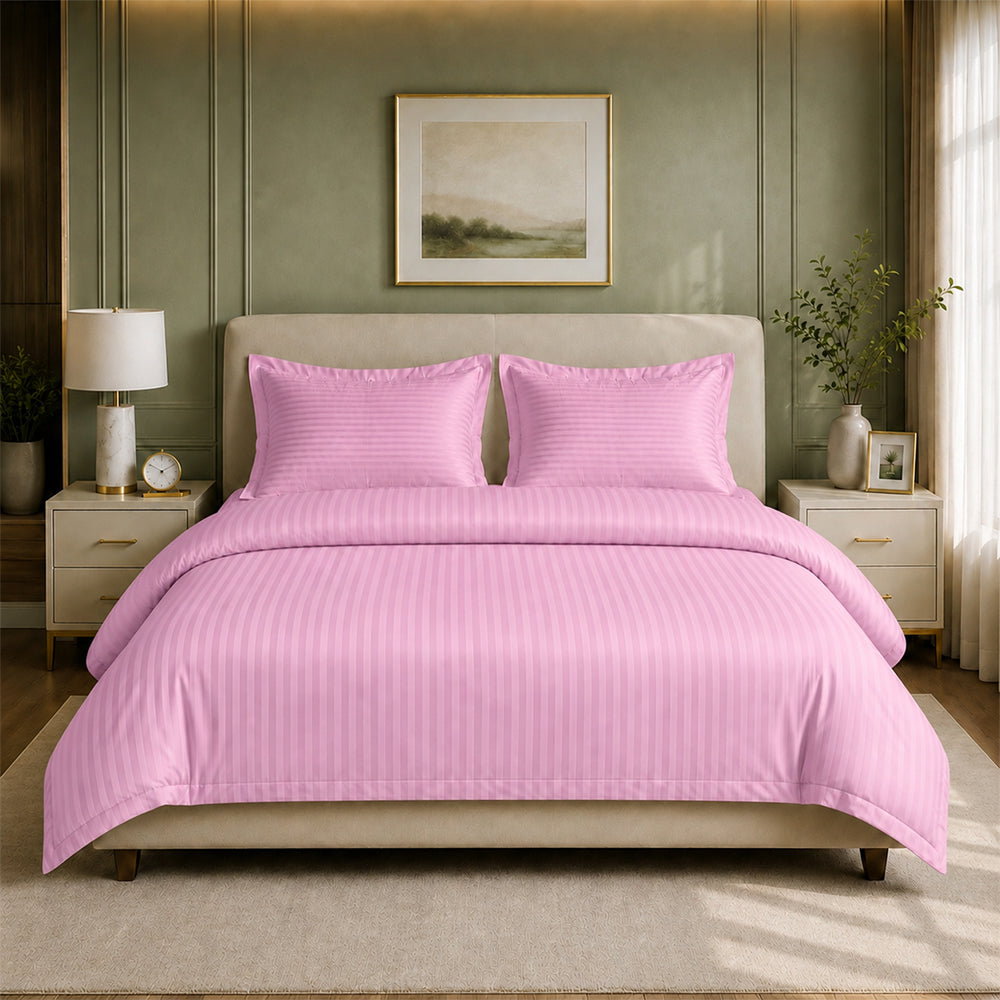 The Essence  - 350 TC Satin Stripe Duvet Covers