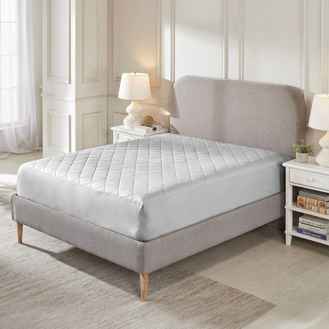 LOFTY QUILTED  WITH SKIRTING MATTRESS PROTECTOR