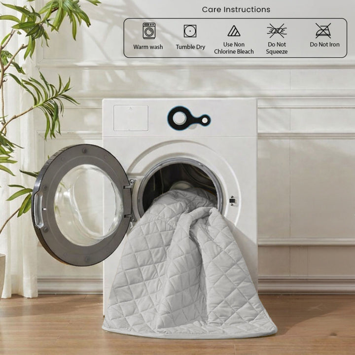 LOFTY QUILTED  WITH SKIRTING MATTRESS PROTECTOR