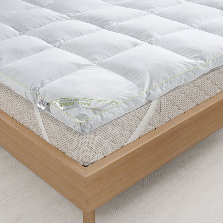 LUXURY FIRM YET SOFT BALL FIBRE MATTRESS TOPPER