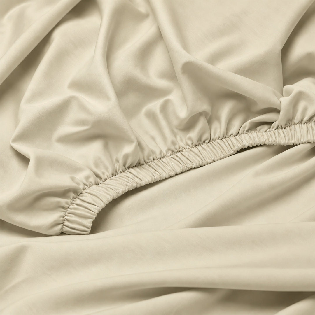 Earth & Elegance  - 450 TC Mercerised Egyptian Cotton Fitted Bed Sheets