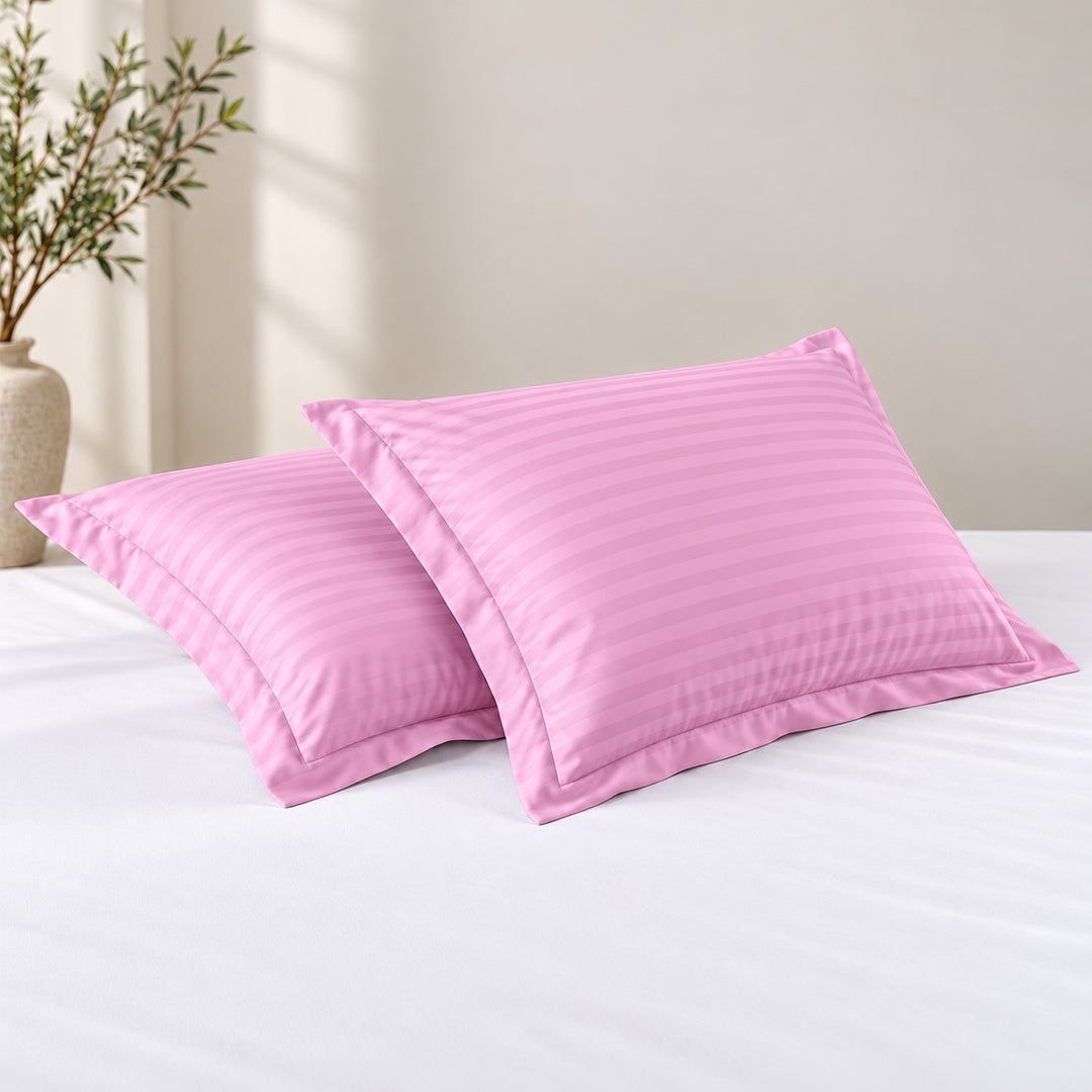The Essence  - 350 TC Satin Stripe Pillow Covers