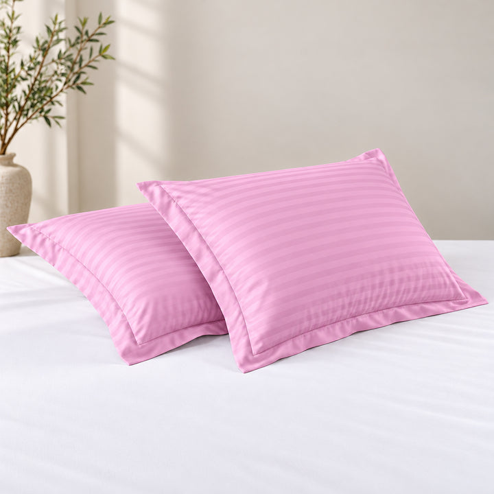 The Essence  - 350 TC Satin Stripe Pillow Covers