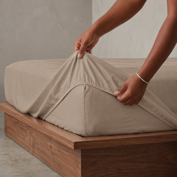 Milk & Honey – 550 TC Fitted Bed Sheet Sets
