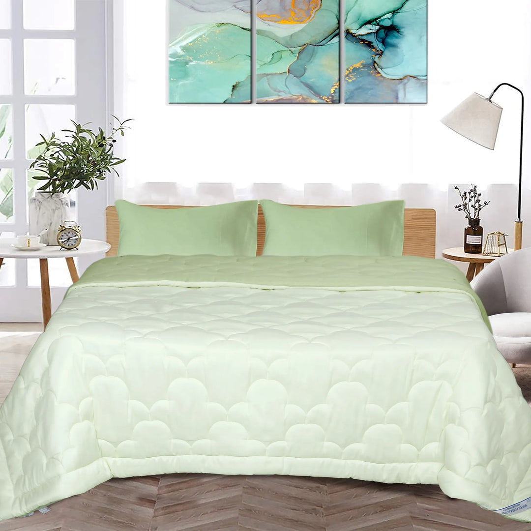 COOL FINISH PREMIUM 120 GSM - SOLID REVERSIBLE SUMMER TOUCH AC COMFORTER & LIGHT WEIGHT DUVET