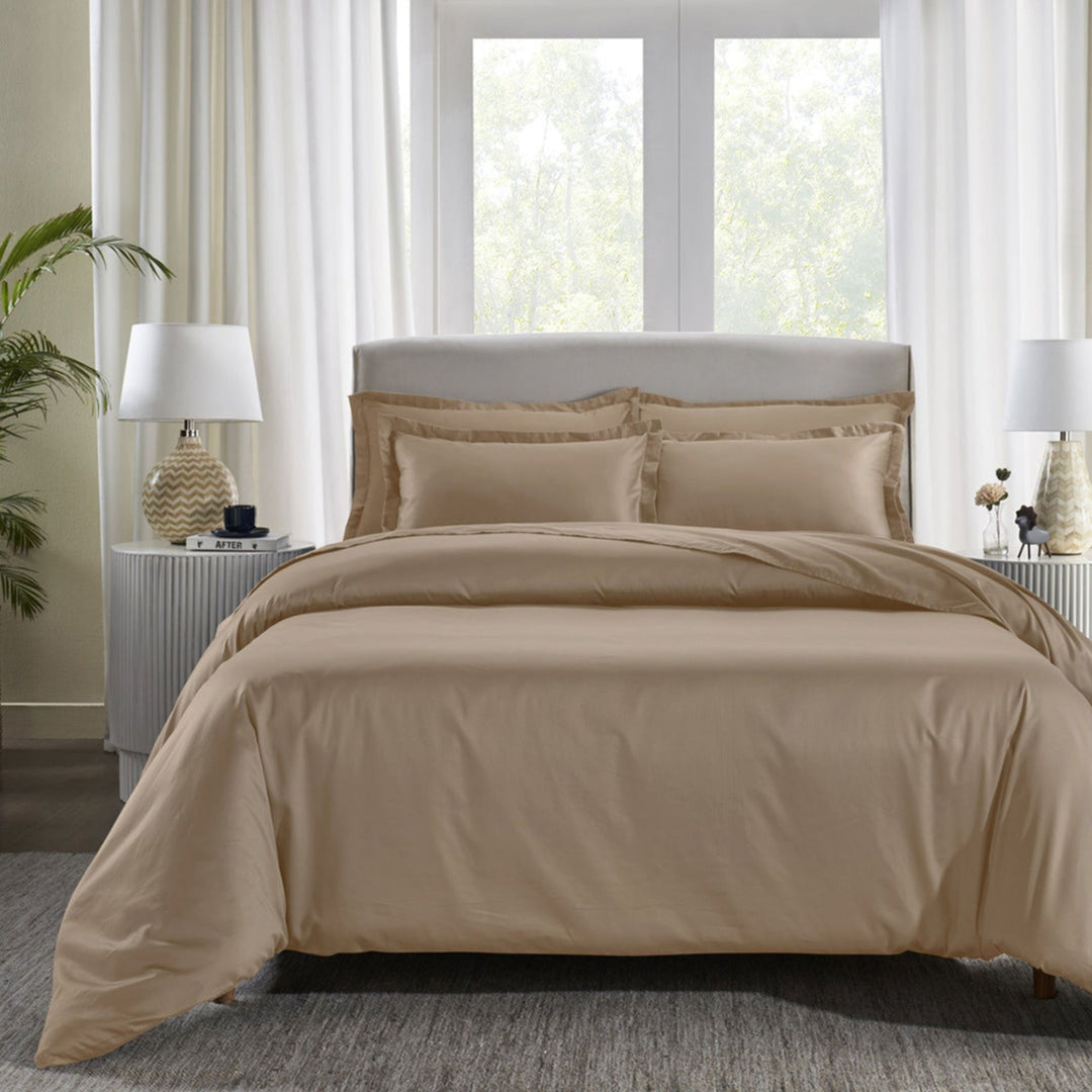 MILK & HONEY – 550TC PLAIN DUVET COVERS