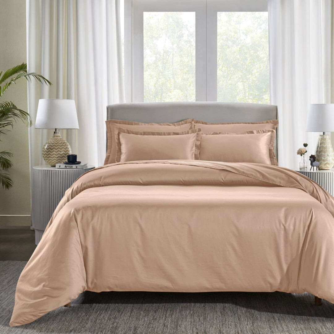 MILK & HONEY – 550TC PLAIN DUVET COVERS