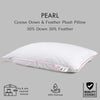 PEARL 50% DOWN & 50% FEATHER PLUSH PILLOW