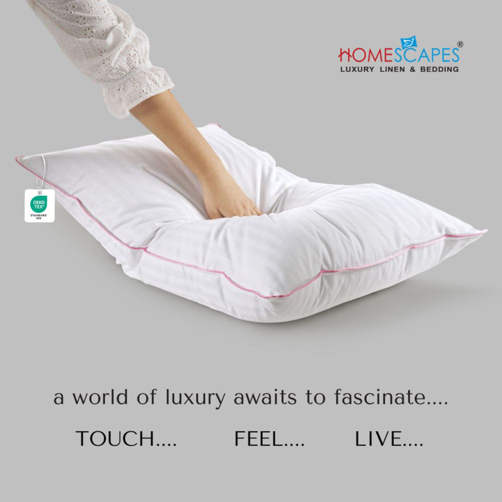 PEARL 50% DOWN & 50% FEATHER PLUSH PILLOW