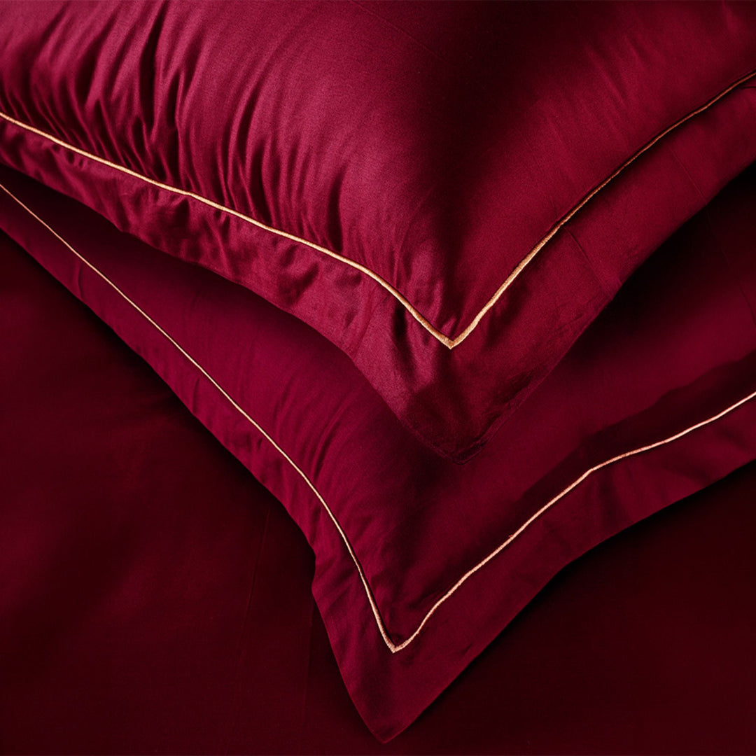 PILLOW COVERS WITH LINE EMBROIDERY