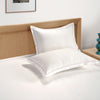 PILLOW COVERS WITH LINE EMBROIDERY