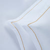 PILLOW COVERS WITH LINE EMBROIDERY
