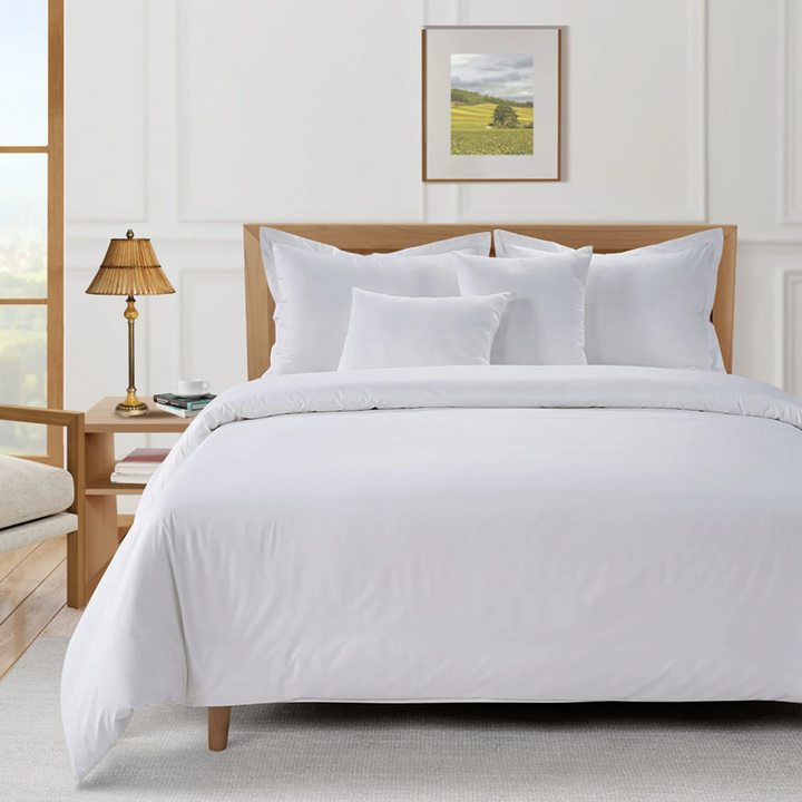LAP OF LUXURY - 400 TC WHITE DUVET COVERS