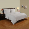 PLEASURE 210TC 1CM SATIN STRIPE / PLAIN DUVET COVERS