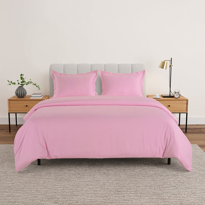PLEASURE 210TC 1CM SATIN STRIPE DUVET COVERS
