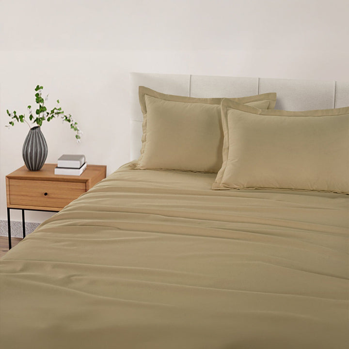 PLEASURE 210TC 1CM SATIN STRIPE PILLOW COVERS