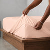 Earth & Elegance  - 450 TC Mercerised Egyptian Cotton Fitted Bed Sheets