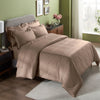 INDULGE - 550 TC PILLOW COVERS WITH MERROW DOUBLE LINE EMBROIDERY