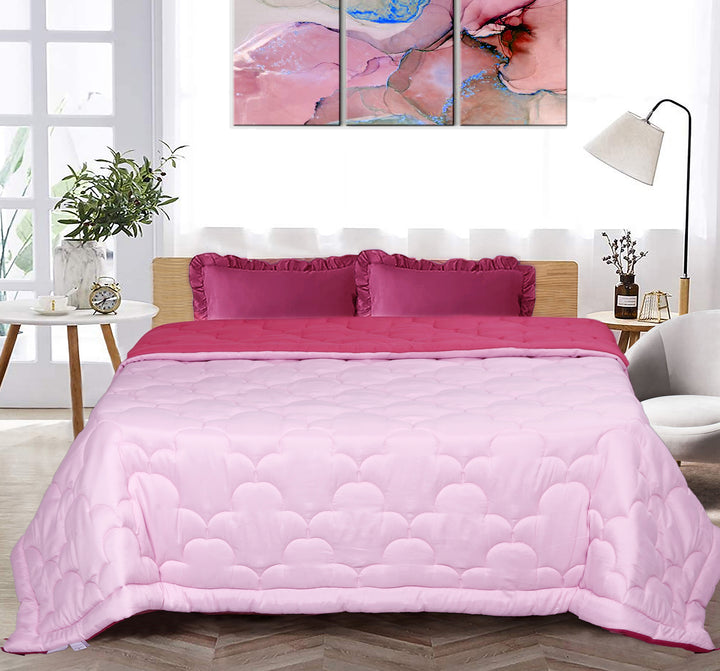 COOL FINISH PREMIUM 500 GSM - SOLID REVERSIBLE WINTER SHIELD ACUTE WINTER DUVET