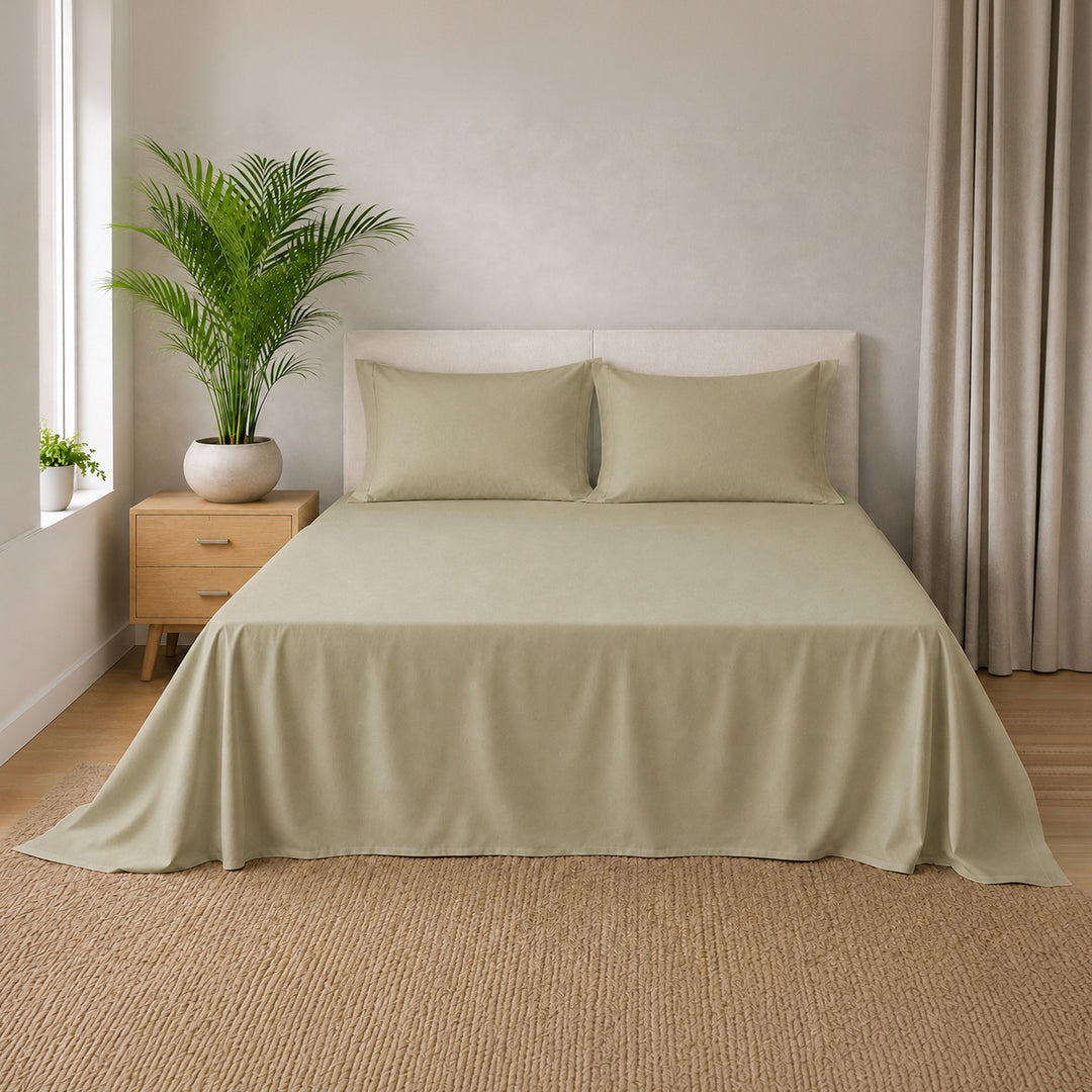 The Essence  - 350 TC Egyptian Cotton Flat Bed Sheets
