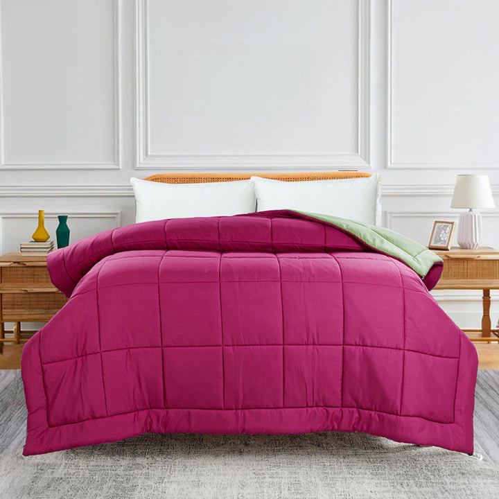 REVERSIBLE SUMMER TOUCH AC COMFORTER LIGHT WINTER DUVET 120GSM