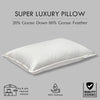 SUPER LUXURY 20% DOWN & 80% FEATHER PILLOW