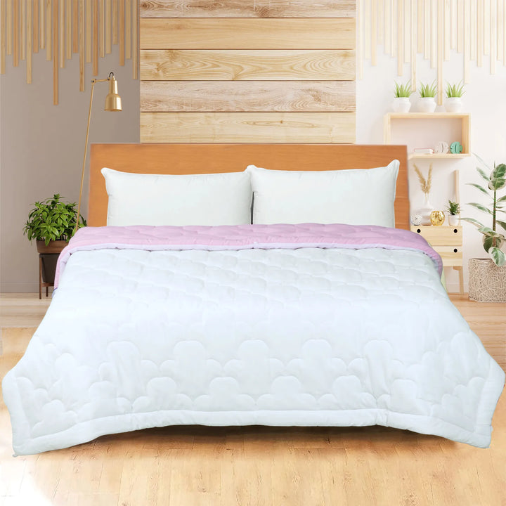 COOL FINISH PREMIUM 120 GSM - SOLID REVERSIBLE SUMMER TOUCH AC COMFORTER & LIGHT WEIGHT DUVET