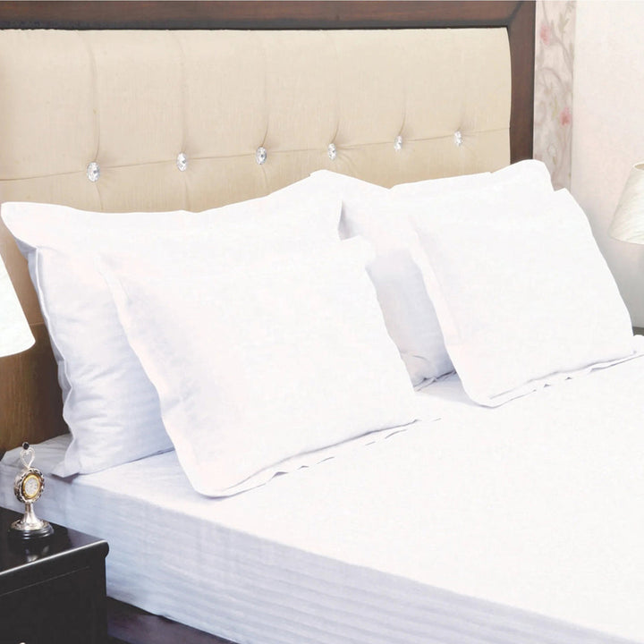 PLEASURE 210TC 1CM SATIN STRIPE / PLAIN PILLOW COVERS