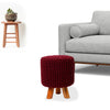 Tall Knitted Footstool
