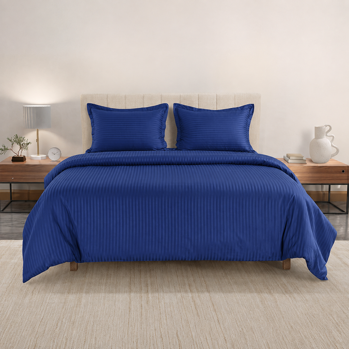 High Living - 300TC 1cm Satin Stripe Duvet Covers