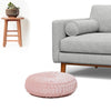 Velvet Pleated Pouffe