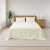 LAP OF LUXURY - 400TC 1CM SATIN STRIPE / PLAIN BED SHEET SETS