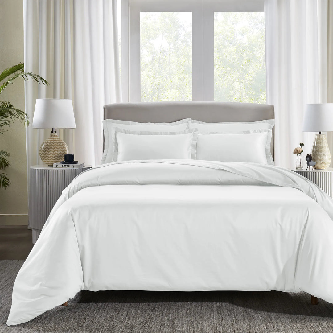 MILK & HONEY – WHITE & COLOURED DUVET COVERS (PLAIN)